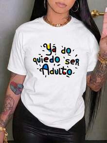 Plus Size T-Shirts - White - View 1
