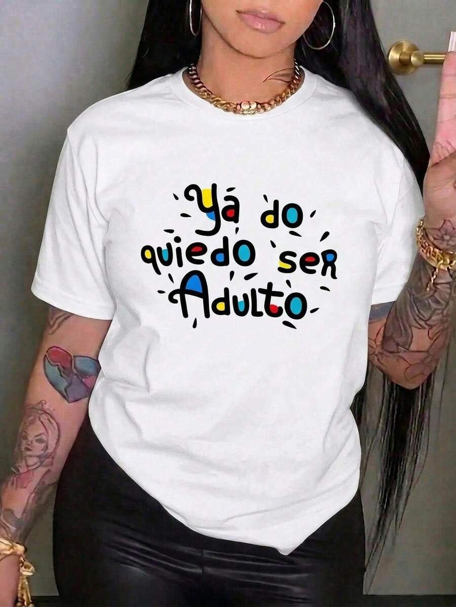 Plus Size T-Shirts - White - View 1