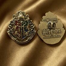 Warner Bros 1pc Harry Potter Metal Badge Brooch Pin, Four Houses Hogwarts Gift Box, Magic Nostalgia, Halloween Christmas Gift - Multicolor - View 12