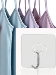 1PC/5PCSCute Cat Shaped Clothes Hanger With Multi Clips, Non-Mark Sock Drying Rack, Household Laundry Hanging Holder For Socks, Underwear & Small Garments, Multi-Color Optional, Portable Laundry Organizer For Balcony Clothes Drying - Multiple Colors and Styles - View 21