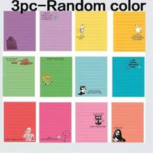 360 Sheets/12 Books Funny Line Sticky Notes, Humorous Cartoon Self-Adhesive Memo Pads, Colorful Office Colleague Gifts, Aesthetic Student Planner Notebook Stationery, School Essential, Halloween, Christmas Gift - one-size - View 9