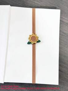 Exquisite Leather Reading Stationery, Page Clips & Closure Straps, Cute Elastic Book Bands, Reading Bookmark Clips, Suitable For Diaries, Notebooks, Planners, Hardcover Books Page Marking, Reading Assistance Tools, Cute Book Lover Reading Accessories - A - View 12