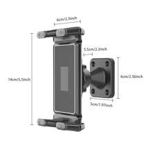 LRBH Tablet Wall Mount, 360° Rotation Tablet Holder Stand, Sturdy Base, Kitchen Wall Mount Compatible With IPad/All 4.7-15 Inch Devices - View 4