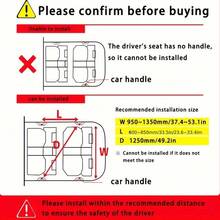 Adjustable Multi-Layer Car Ceiling Cargo Net - Suitable For SUV, Long-Distance Travel Storage Bag, Applicable For Tents, Blankets, Toys, Etc., Vehicle Cargo Management | Reachable Net | Durable Fabric - Multiple Styles - View 9