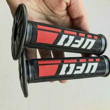 Motorcycle Handlebar Grips Off-Road/Scooter/ATV Universal Non-Slip Rubber Grips Inner Diameter Left 22mm Right 24mm Modified Handlebar End Caps Wear-Resistant Rubber - A - View 16