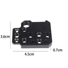 1/4" 3/8" Hole Cold Shoe Stabilizer Extension Plate Adapter For Ronin RS3/RS2/RSC2/SC/S Gimbal, Aluminum Alloy - View 6