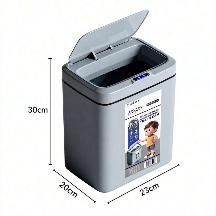 Trash Cans - Light Grey - View 1
