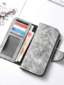Women's Long Zipper Clutch Wallet With Large Capacity Card Slots, Featuring Exquisite Floral And Butterfly Pattern Design And Fashionable Coin Compartment; Perfect Gift For Friends, Family Or Mother For Daily Use, Thanksgiving Or Christmas - Multicolor - View 9