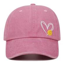 1pc Pickleball Embroidered Baseball Cap Unisex Outdoor Sports Game Casual Sun Protection Duck Bill Dad Hat - Multicolor - View 2