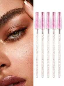 7 Pairs Fluffy Lightweight Soft Half Lash False Eyelashes, Includes Lash Brush And Tweezers Set, 3D Faux Mink Natural Look, Reusable, Suitable For Daily Makeup, Strip Lashes, Lash Clusters, Half Lash Set - Multicolor - View 12