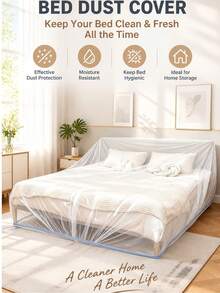 Penutup Debu Sofa, Pelindung Sofa Anti Debu Plastik untuk Pindahan dan Penyimpanan, Penutup Pelindung untuk Renovasi Rumah (Misalnya, Pengecatan Dinding), Cocok untuk Sofa, Tempat Tidur, dll., Juga untuk Penggunaan di Ruang Bawah Tanah atau Garasi; Termasuk Penutup Debu Sapu Sekali Pakai - MultiWarna - View 2