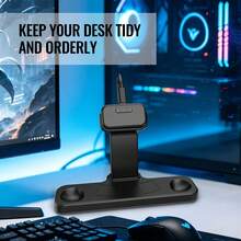 2026 New Steam Controller Storage Station, Equipped With Original Magnetic Charging Power Bank Slot, Steam Controller Original Body Can Be Tilted And Upright, Convenient For Display And Storage. - View 4