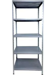 Anaquel Estante Metálico 5 Niveles 85x45x200 cm - Rack Resistente para Almacenaje Industrial y Doméstico - Negro - Ver 1