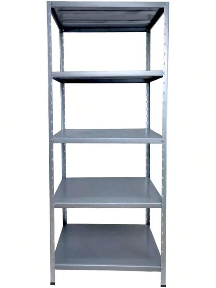 Anaquel Estante Metálico 5 Niveles 85x45x200 cm - Rack Resistente para Almacenaje Industrial y Doméstico - Negro - Ver 1