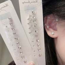 20pcs Ear Care Acupuncture Auricular Disposable Ear Stickers Massage Therapy Needle Patch Auricular Auriculotherapy Acupoint - Multicolor - View 1