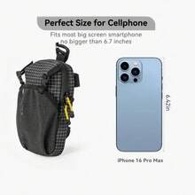 Tas Ransel dengan Tali Bahu, Kantong Penyimpanan Ponsel, Tas Tali Bahu Tahan Air, Cocok untuk Olahraga, Mendaki, Berkemah, Ringan - MultiWarna - View 7