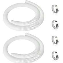 1 Set Pool Replacement Hose, Premium Anti-Kink PE Pool Filter Replacement Hose, Hose Suitable For 330 GPH, 530 GPH And 1000 GPH Filter Pumps, 1.25 Inch Diameter - 1 Set - View 7