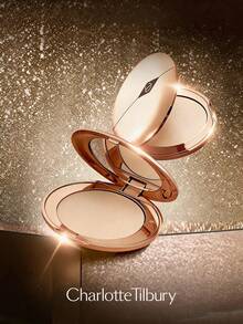 Charlotte-Tilbury [Ukuran Travel-3.4g] Charlotte Tilbury CT Soft Focus Flawless Pressed Powder (Compact Emas) - 0-Ringan 3,4g - View 3