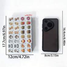 Mini TK64+1 Beach Escape Mahjong Game, Popular Game, Patterned Flag Battle Ball, Casual Party Time 2-Player Game, Party Activity Prop Gift - Multi-color - View 8