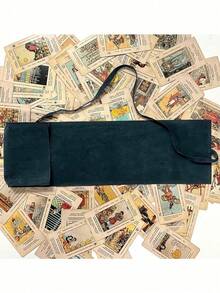 Devil's Eye Velvet Tarot Card Storage Bag, Dual-Color Blue & Purple Drawstring Closure, Soft Fabric Protective Cover, Portable Card Pouch, Suitable For Storing Tarot Cards And Small Items, Tarot Card Bag, Applicable For Tarot Cards, Divination Cards, Card Games And Small Items Storage, Perfect Gift For Holidays, Birthdays, Parties, Valentine's Day, Back To School, Teacher's Day, Halloween, Christmas,Travel Essential,Room Decor - Multicolor - View 8