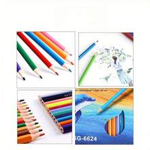 31Pcs Professional Colored Pencils Set With Eraser, Triangular Grip, Pre-Sharpened, Smooth Blending, For Artist Drawing Sketching Coloring, Art Supplies - Sets - View 6