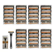 3-Blade Men's Disposable Manual Razor, Gift Set With 36 Replacement Heads, Ideal For Travel And Daily Grooming - ZS3C-gray-1H36B - View 8