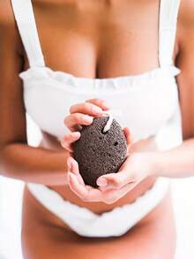 1pc Natural Volcanic Stone Pumice - Powerful Exfoliating Foot Scrub, Suitable For Feet, Hands, Heel Cracks, Ingrown Toenails - Professional Salon And Home Use - Removes Dead Skin, Odorless, And Gentle - Durable Volcanic Rock Material, Random Color - Multicolor - View 6