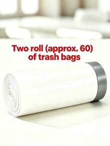 400pcs 4 Gallon Small Drawstring Trash Bags, Disposable Garbage Bags, 17.7 X 17.7 Inch Trash Can Liners, Suitable For Back To School Dorms, Bathrooms, Kitchens, Bedrooms, Offices, Apartments, Travel, Small Trash Cans And Daily Home Cleaning. - Multi-color - View 9