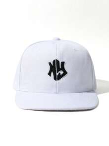 1pc NY Embroidered Flat Brim Baseball Cap, Colorblock Contrast Hip Hop Streetwear Hat, Adjustable Unisex Dance Flat Cap Outdoor Sun Hat, Lightweight - Baseball Cap - View 10