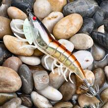ANFS 1pc 3D Hybrid Shrimp Glow-In-The-Dark Squid Jig Fishing Lure Umpan Pancing Sotong - Multicolor - View 15