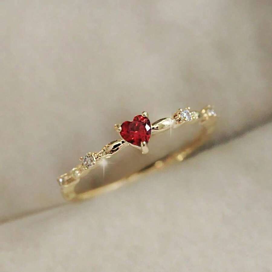 Women Engagement Rings - Gold Yellow - View 1