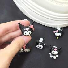 SANRIO 7 قطع من مشابك أحذية رياضية كرتونية سانريو، مشابك زينة أربطة الأحذية، مجموعة سحر أحذية كورومي لطيفة، مناسبة لإكسسوارات الزينة الشخصية، هدية عيد ميلاد - متعدد الألوان - مشاهدة 5