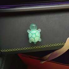 Car Seat Organizer Clip Little Turtle Car Ornament Interior Electric Vehicle Center Console Car Decoration - A - View 5