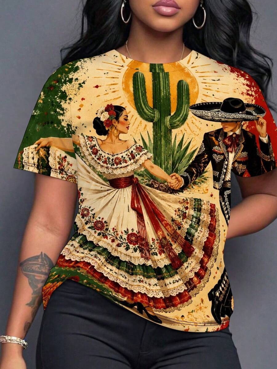 Women T-Shirts - Multicolor - View 1