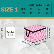 Thickened Storage Bag, Foldable Clothing & Bedding Organizer, Dorm Essential, Suitable For Blankets, Quilts, Wardrobe, Underbed & Dorm Storage, Ideal For Moving, Laundry & Space-Saving Room Organization, Multiple Premium Digital Print Patterns - Multi-color - View 24