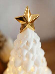 4pcs Christmas Tree Candlestick, Decorative Christmas Statue Ornament With Tree Shape Design, Festive Tabletop Home Decor For Dining Table Fireplace Mantel Living Room Bedroom Entryway, Holiday Party Display And Christmas Gift Decoration - Multi-color - View 8