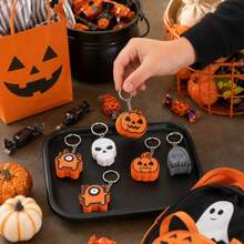1 buah Gantungan Kunci Tas DIY Halloween, Liontin Hadiah Liburan Lucu untuk Ransel dan Tas Tangan - MultiWarna - View 3