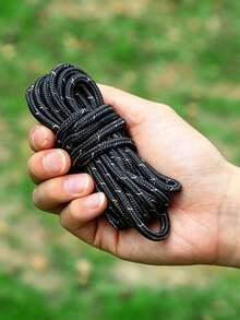 3PCS.6PCS. Spiral Tent Peg Hook Set | T-Handle Screw Tent Stakes With Guy Ropes And Hooks - Multicolor - View 8