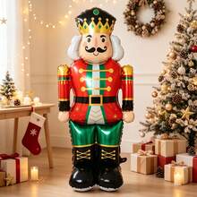 1pc 130cm Standing Walnut Soldier Cartoon Style Christmas Party Decoration Toy Balloon - View 4
