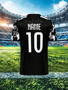 2026 Customized Your Own Name Number LOGO Jersey, Single Piece Men's Sports V-Neck Football Shirt Casual Comfortable Fit - Multicolor - View 4