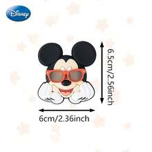 Monogram Disney Official Mickey & Minnie Summer Style Silicone Fridge Magnet, Cartoon Character Refrigerator Sticker, Kitchen Cabinet Decor, Collectible Home Halloween Christmas Gift Teens Adults 1 Pc - 1PC - View 8