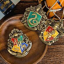 Warner Bros 1pc Harry Potter Metal Badge Brooch Pin, Four Houses Hogwarts Gift Box, Magic Nostalgia, Halloween Christmas Gift - Multicolor - View 3