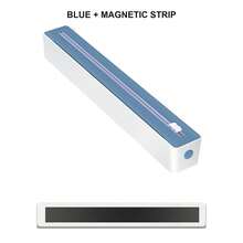 Plastic Wrap Cutter With Sliding Blade, 3-Way Mounting With Strong Suction Cup, Magnetic Back And Hook-And-Loop Fastener, Kitchen Foil And Cling Film Dispenser, Clean Cut, Space-Saving Organizer For Fridge, Countertop And Wall, Easy To Use Daily - View 23