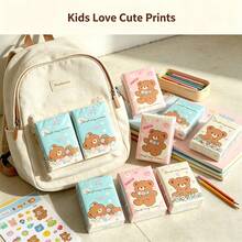 1/3/6/9/18 Packs Bear White Napkins; Pocket Tissues; Mini Facial Tissues; Portable Cute Facial Tissues Random Styles And Colors. - Multicolor - View 6