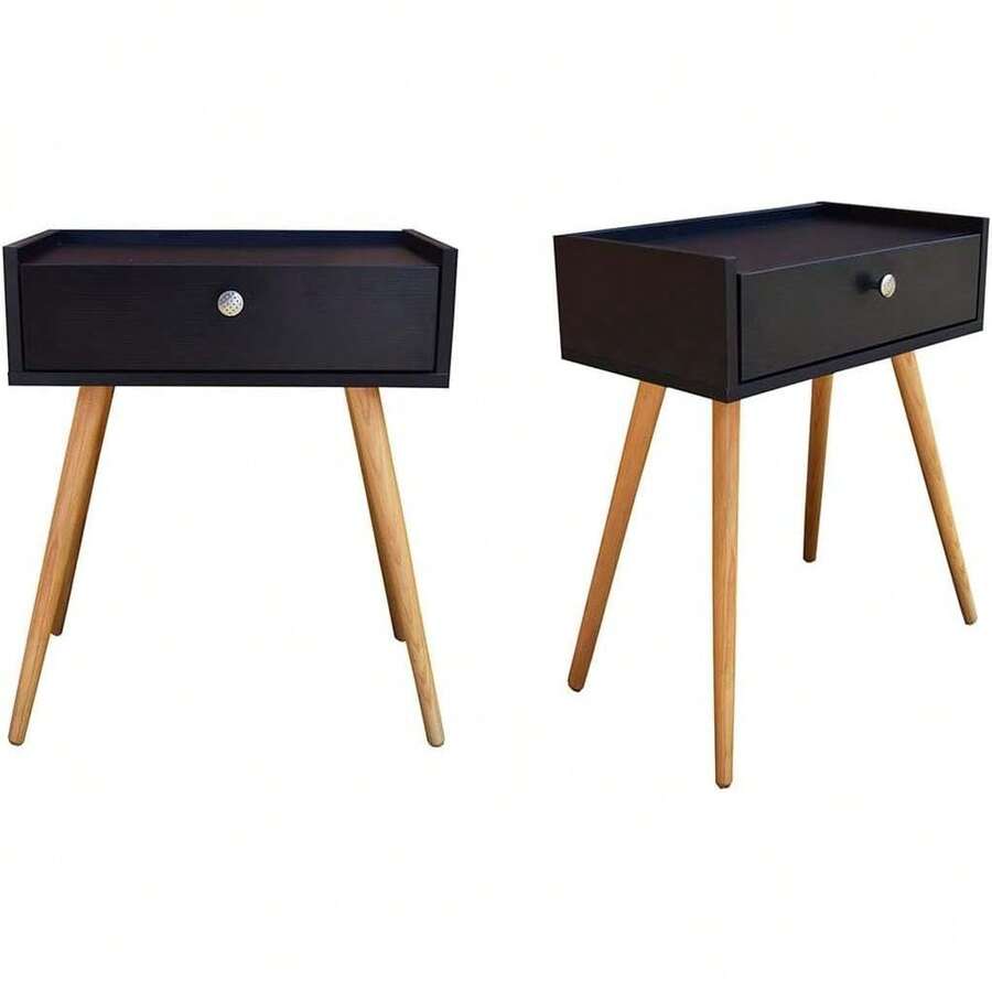 Nightstands - Black - View 1