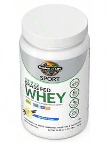 Garden Of Life SPORT Grass Fed Whey Protein Powder,  20 Servings - Vanilla - View 3
