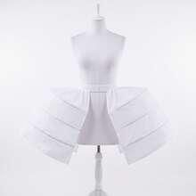 Women's Victorian Style Crinoline Hoop Skirt Cage Petticoat - Multicolor - View 5