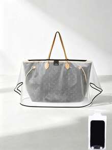 Transparent Handbag Rain Cover, Waterproof & Dustproof Protective Sleeve, Universal Handbag Raincoat, Transparent PVC Bag Cover Suitable For Daily Commute & Travel, Reusable Handbag Protective Cover, Dustproof & Stain-Resistant, Portable Bag Raincoat, Essential Travel Accessory, Perfect Gift For Bag Lovers - Multicolor - View 13