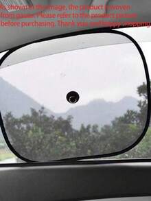 2/4 Pcs Car Suction Cup Sunshade, Car Window Sunshade, Sun Protection Heat Insulation Side Window Sunshade, Windshield Sunshade, Car Window Sunshade, Windshield Sunshade, Car Window Sunshade - A - View 4