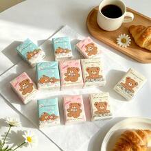 1/3/6/9/18 Packs Bear White Napkins; Pocket Tissues; Mini Facial Tissues; Portable Cute Facial Tissues Random Styles And Colors. - Multicolor - View 5